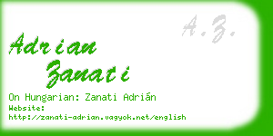 adrian zanati business card